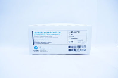 Puritan 25-3317-U PurFlock Ultra Flocked Collection Devices 6inch - Box of 50